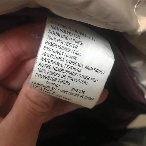 Gorgeous Utex Champagne Silver Goose Down Puffer Coat - Picture 12 of 12